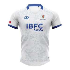 2025 Manu Samoa Mens Replica Away Jersey - White