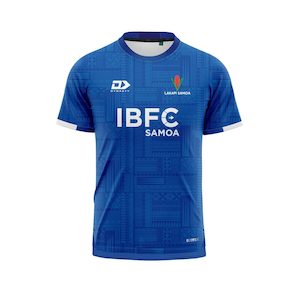 2025 Lakapi Samoa Junior Training Tee - Blue