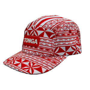 Tonga Rugby League Not On Sale: 2025 Tonga Rugby League 5 Panel Cap - Red