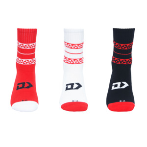 2025 Tonga Rugby League 3 Pack Crew Sock - Assorted