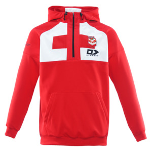2025 Tonga Rugby League Mens Performance Hoodie - Red