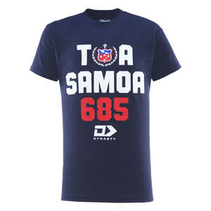 2025 Toa Samoa Mens Graphic Tee - Navy