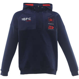 Toa Samoa Rugby League: 2025 Toa Samoa Mens Performance Hoodie - Navy