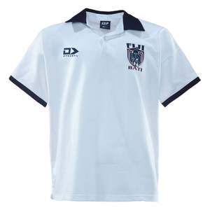 Fiji Bati Rugby League: 2025 Fiji Bati Mens Oversized Polycotton Jersey - Black