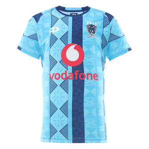 Fiji Bati Rugby League: 2025 Fiji Bati Mens Training Tee - Blue