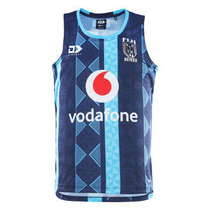 Fiji Bati Rugby League: 2025 Fiji Bati Mens Training Singlet - Navy