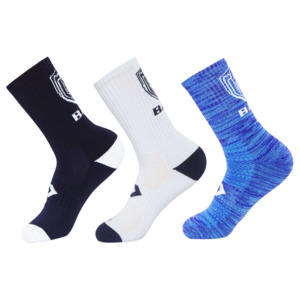 2025 Fiji Bati 3 Pack Crew Sock - Assorted