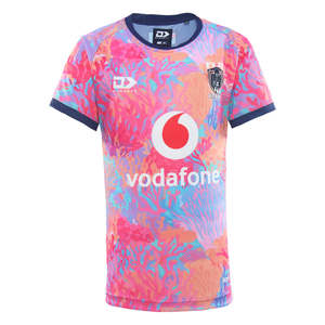 2025 Fiji Bati Junior Warm Up Tee - Coral