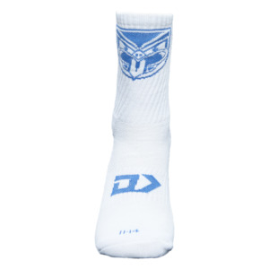 2026 New Zealand Warriors Crew Sock - White