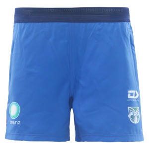 2026 New Zealand Warriors Junior Gym Short - Blue