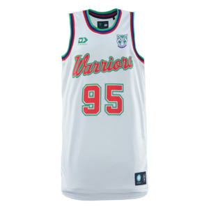 New Zealand Warriors: 2026 NZ Warriors Adults Basketball Singlet  - White