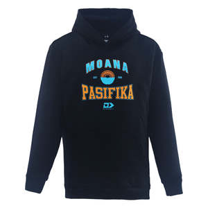 Moana Pasifika Rugby: 2026 Moana Pasifika Junior Graphic Hoodie - Black