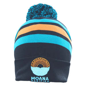 2026 Moana Pasifika Adult Beanie - Black