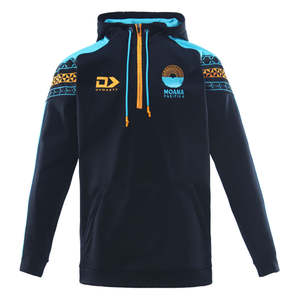 Moana Pasifika Rugby: 2026 Moana Pasifika Mens Performance Hoodie - Black