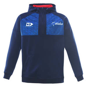 Npc Range: 2026 Tasman Mako Rugby Adults 1/4 Zip Hoodie