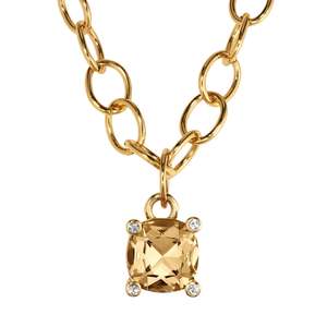 Necklaces: Ramina Gold Necklace - Golden