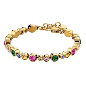 Teresia Gold Tennis Bracelet - Rainbow