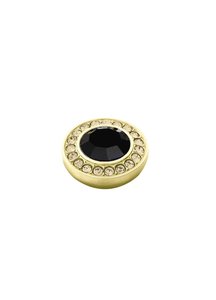 Grace Gold Interchangeable Ring Topper - Black/ Golden