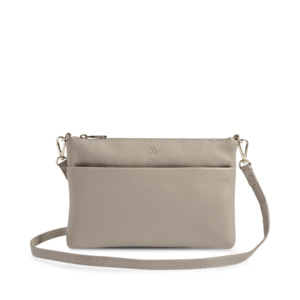 Markberg: Karima Crossbody Bag, Grain, Sand w/Gold