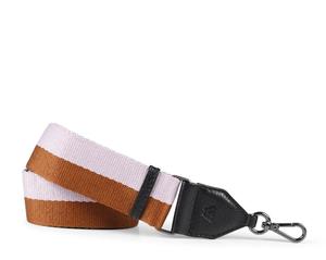 Finley Guitar Strap, Lavender+Cognac