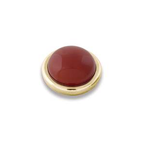 Sence Gold Interchangeable Ring Topper - Red