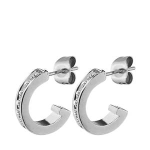Mothers Day Gift Guide: Desolo Shiny Silver Hoop Earrings