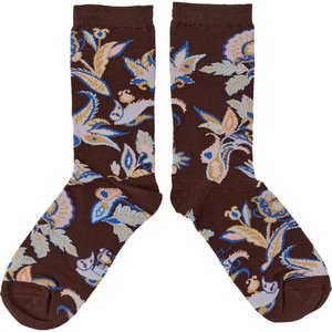 Socks: Paisley Socks, Brown
