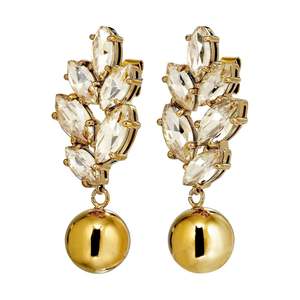 Wedding Jewellery Collection: Balete Gold Earrings Golden