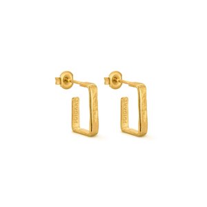 Hoops: Lignis Gold Thin Hoops Small