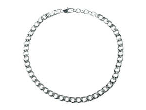 Silver Sweetheart: Jeanis Shiny Silver Chain Necklace