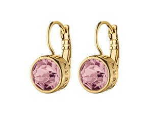 Louise Gold Earrings - Vintage Rose