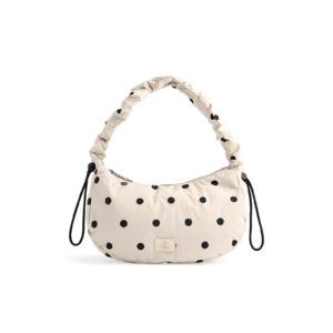 All Jewellery: Crave Bag, Recycled, Polka Dot, Creme