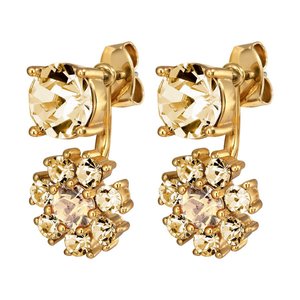 Dyrberg Kern Aw24: Floss Gold Earrings - Golden