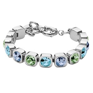 Silver Lover: Conian Shiny Silver Bracelet - Water