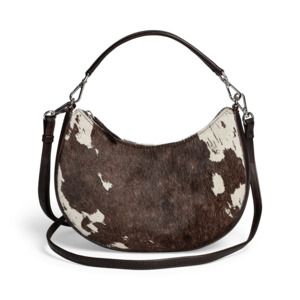 Markberg: Helia Cross. Cow Print Bag