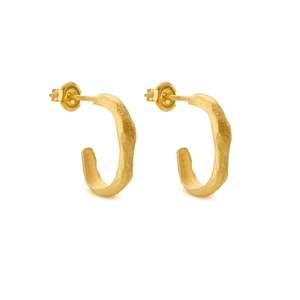 Sauma Small Gold Hoop Earrings