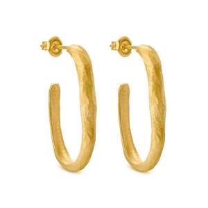 Sauma Large Gold Hoop Earrings
