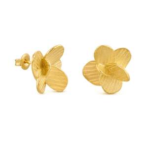 Pampalonia Gold Stud Earrings