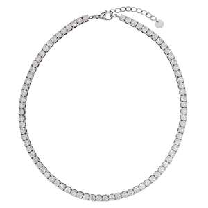Graduation Gifts: Snake Shiny Silver Necklace