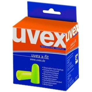 Uvex: Box - Uvex X-Fit Dispenser Refill Uncorded Ear Plugs (500 Pairs | SLC80 26dB, Class 4)