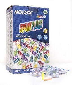 Box - Moldex Sparkplugs® Multicoloured Foam Uncorded Ear Plugs (200 Pairs | SLC&hellip;
