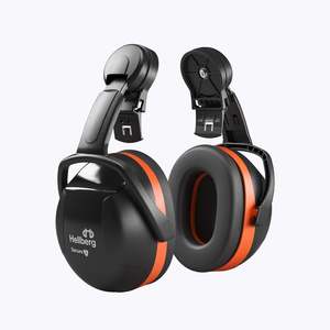 Earmuffs: Hellberg® Secure S3C Red Helmet Mount Earmuffs (SLC80 31dB, Class 5)