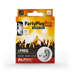 Alpine: Alpine Partyplug Pro™ Natural Music Earplugs