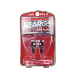 Hearos: Hearos Rock 'N Roll Ear Plugs (NRR 27 | 1 Pair w/ Carry Case)