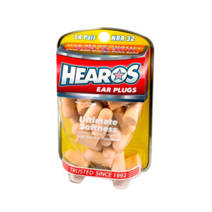 Hearos Ultimate Softness Ear Plugs (NRR 32 | 14 Pairs)