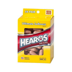 Hearos Ultimate Softness Ear Plugs (NRR 32 | 56 Pairs)