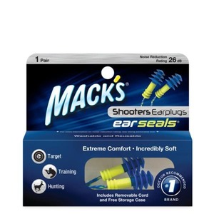 Macks: Macks Shooters Ear Seals Reusable Ear Plugs