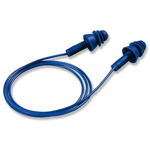 Box - Uvex Whisper+ Reusable Metal Detectable Corded Earplugs (50 Pairs | SLC80 &hellip;