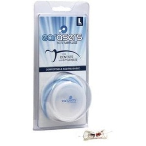 Ear Plugs For Dentists: EARasers Hi-Fi Reusable Ear Plugs For Dentists And Hygienists