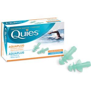 Quies: Quies Aquaplug Reusable Swimming Ear Plugs (1 pair reusable)